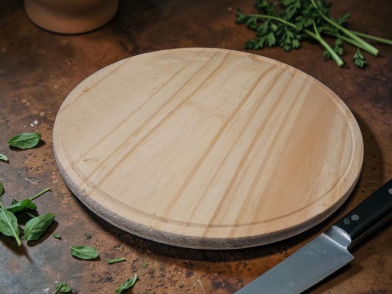 TABLA DE MADERA REDONDA PIZZA 33CM