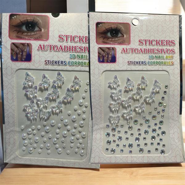 STICKER PLANCHA MARIPOSA/STRASS SURTIDO 17X11CM