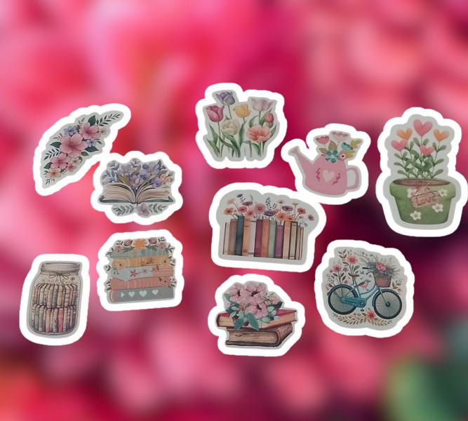 STICKER PLANTAS P/TERMO RESISTENTES X 10 UNID