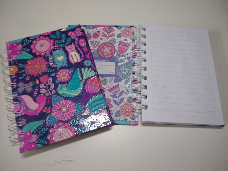 LIBRETA 10X15 T/DURA X 120 HS PAJARO/GATO/FLORES