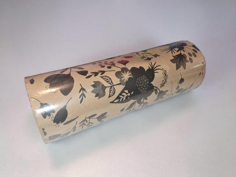 BOBINA X 35 CM KRAFT PRIMAVERA NEGRA (100 MTS)