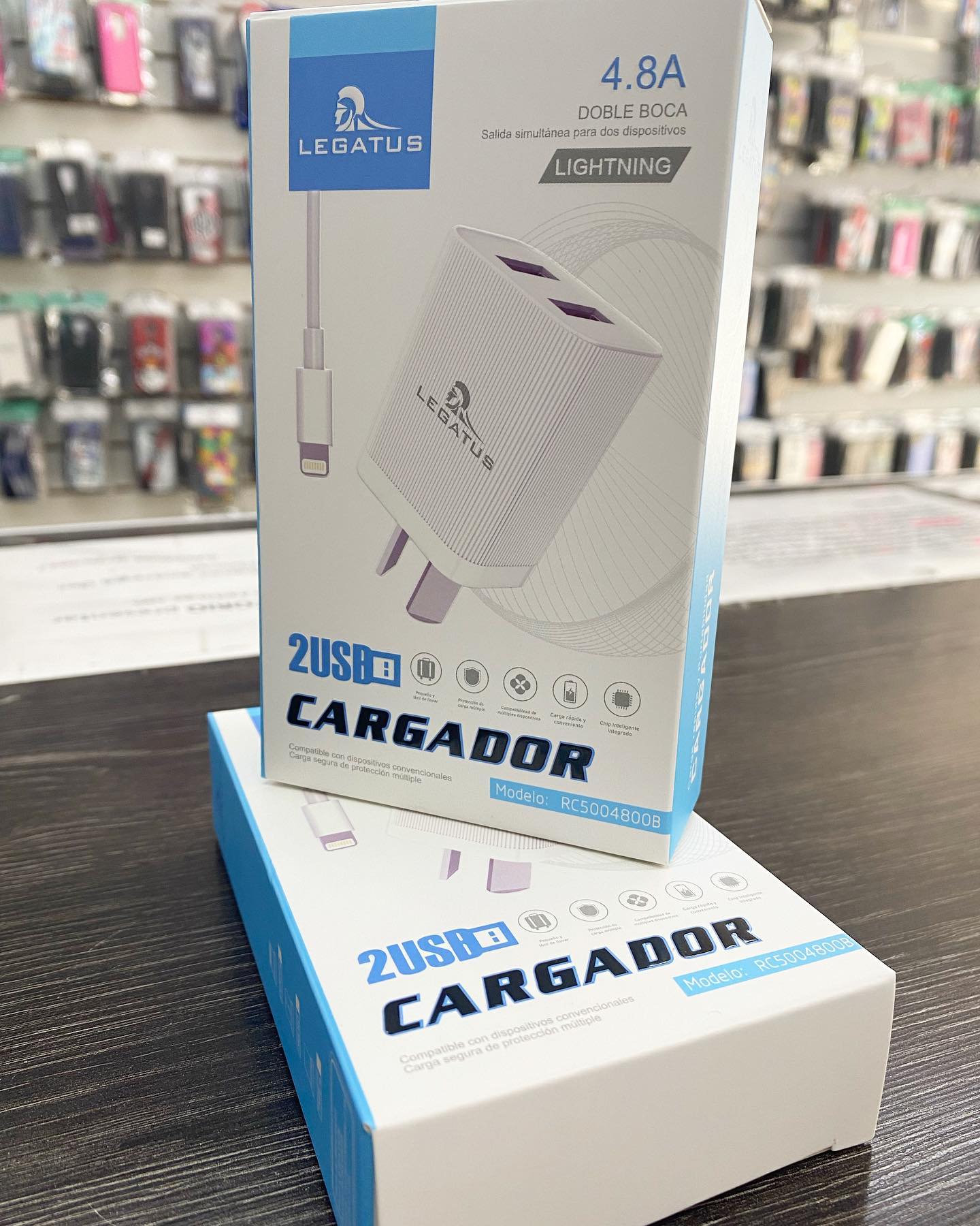 CARGADOR LEGATUS IPHONE 5.0A 2 USB