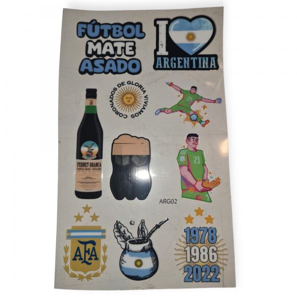 STICKER TRANFER P/TERMOS ARGENTINA