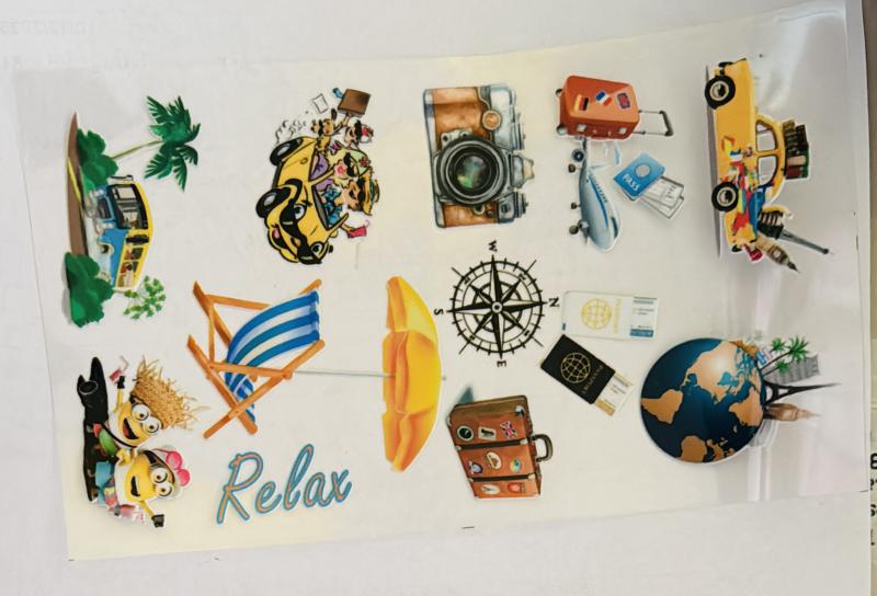 STICKER TRANFER P/TERMOS VIAJES