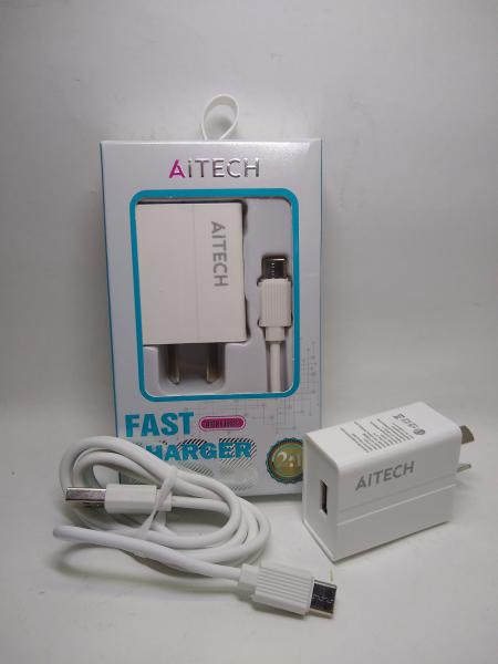 CARGADOR AITECH 2.1A TIPO-C 1USB