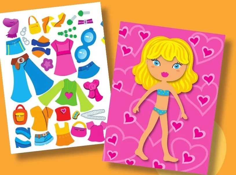 LIBRO STICKERS PRETTY GIRLS 22*30CM