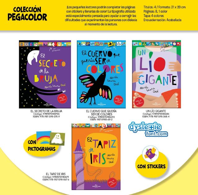 LIBRO PEGACOLOR - EL CUERVO QUE.. 21*29 C/PICTOGRAMAS