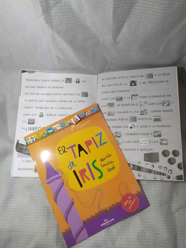 LIBRO PEGACOLOR - EL TAPIZ DE IRIS 21*29 C/PICTOGRAMAS