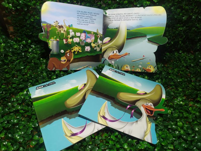 LIBRO CUENTO ANA LA PATA 19*19