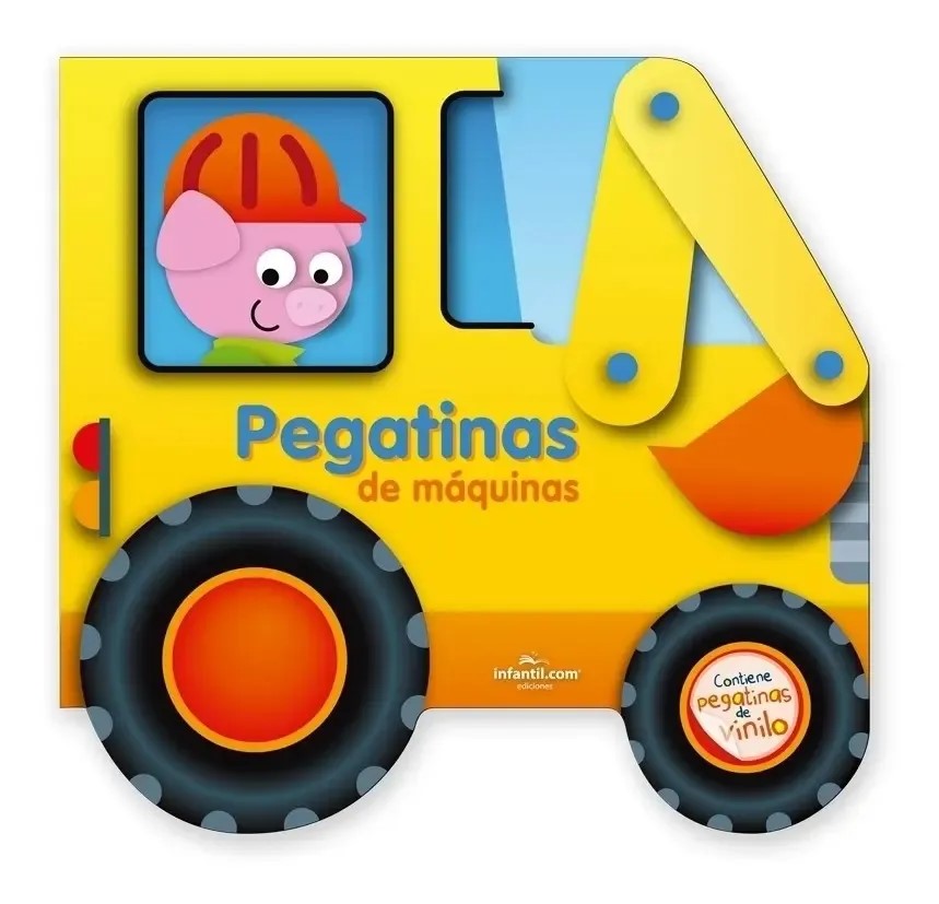 LIBRO CONSTRUYE TU VEHICULO - MAQUINAS 25*24 C/STICKERS
