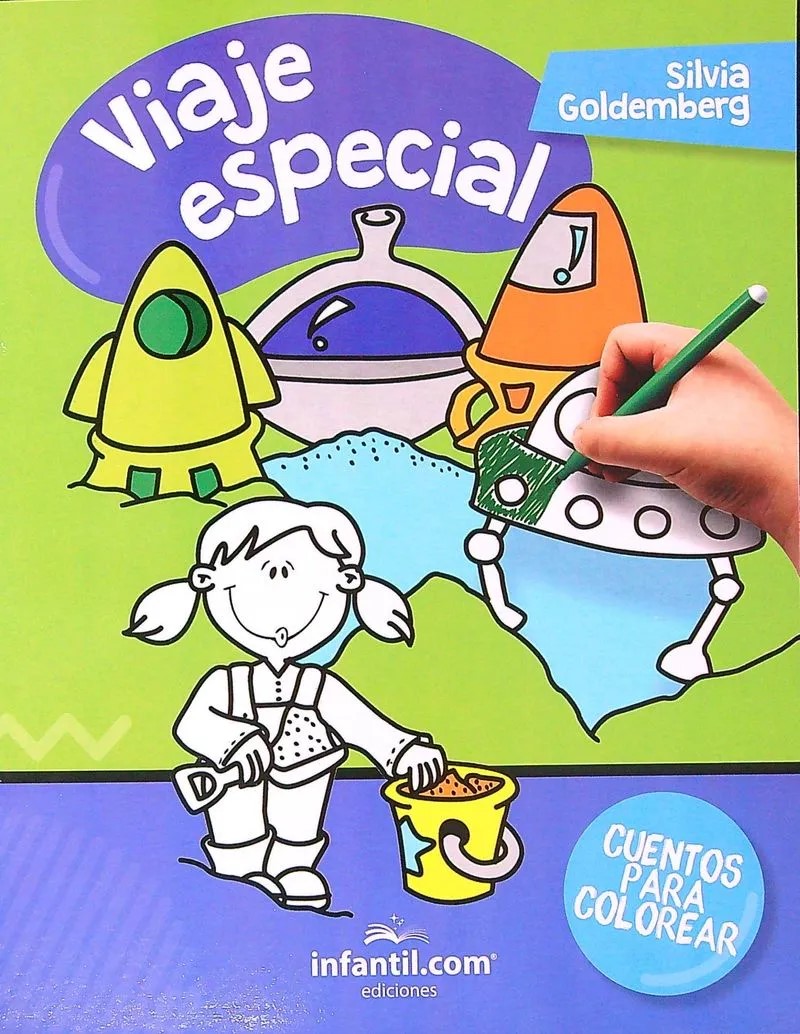 LIBRO CUENTOS P/COLOREAR - VIAJE ESPECIAL 19*24 16HS