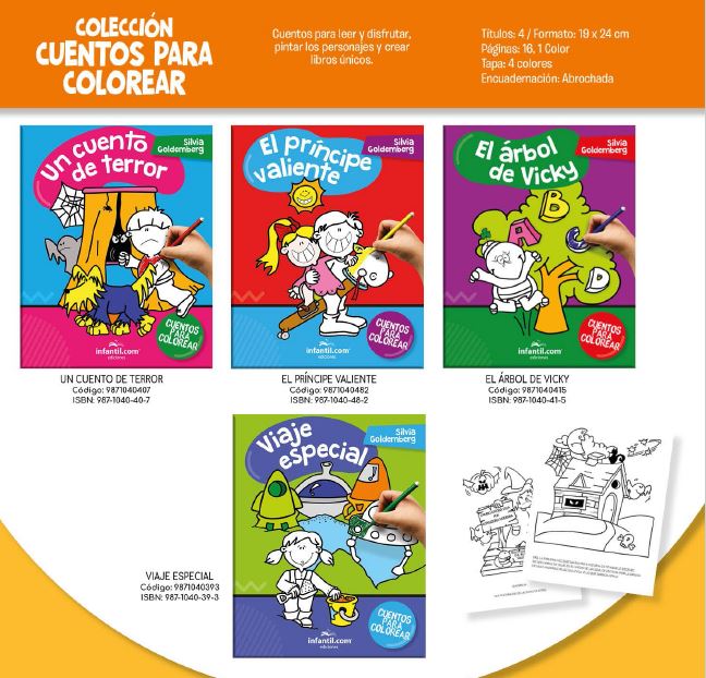 LIBRO CUENTOS P/COLOREAR - VIAJE ESPECIAL 19*24 16HS