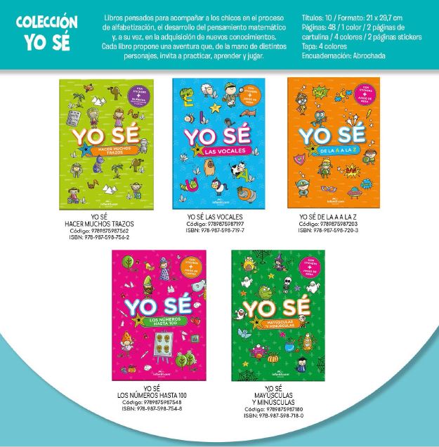 LIBRO YO SE - LAS VOCALES 21*30 48 HS