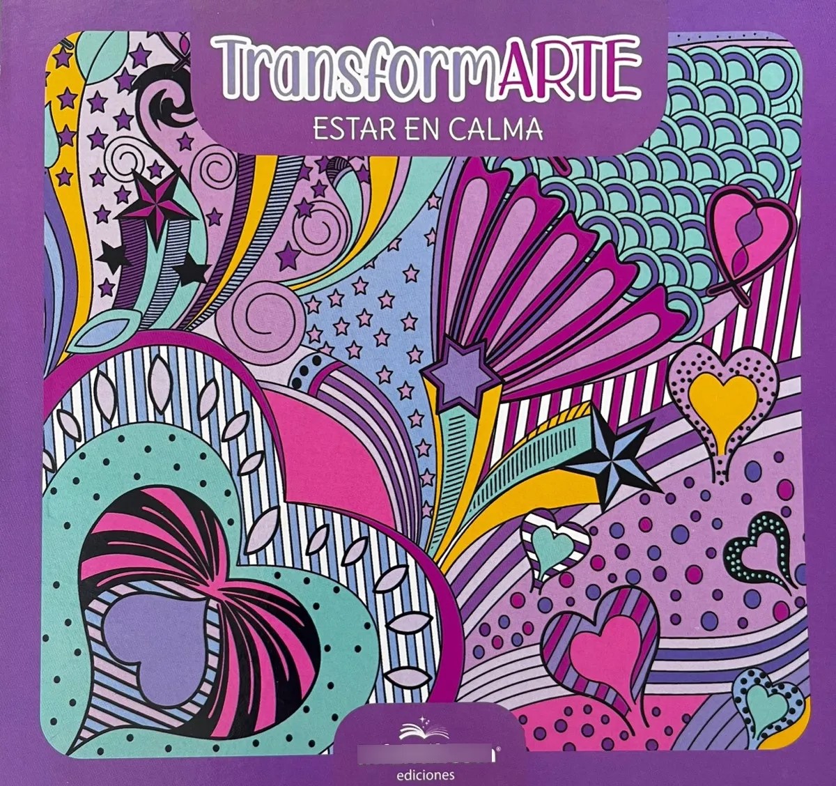 LIBRO TRANSFORMARTE, ESTAR EN CALMA -VIOLETA 21*19