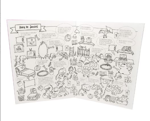 LIBRO DOODLEANDO - DINOSAURIOS 23*31