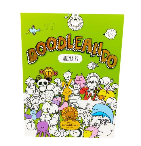 LIBRO DOODLEANDO - ANIMALES 23*31