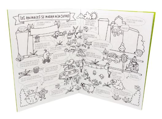 LIBRO DOODLEANDO - ANIMALES 23*31