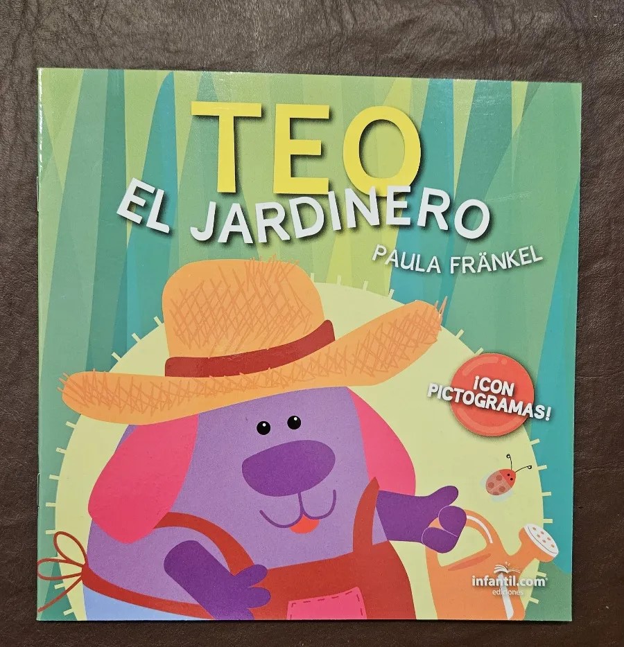 LIBRO AVENTURAS EN EL JARDIN - TEO EL JARDINERO 21*21