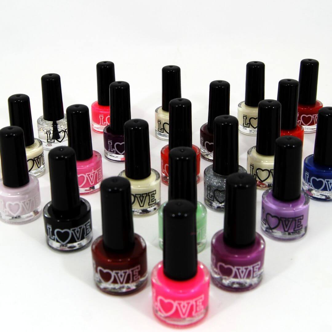 ESMALTE UÑAS LOVE X 24 UNID