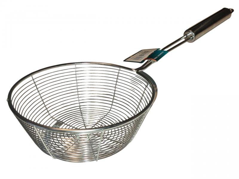 COLADOR ACERO CANASTO 40X15X6CM