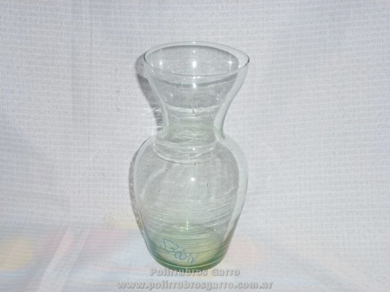 VIDRIO * FLORERO IRIS 20 CM