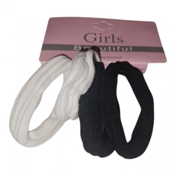 COLITA BLACA/NEGRA X 4 UNID