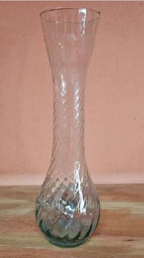 VIDRIO * FLORERO ROCIO SUPER 28X10CM