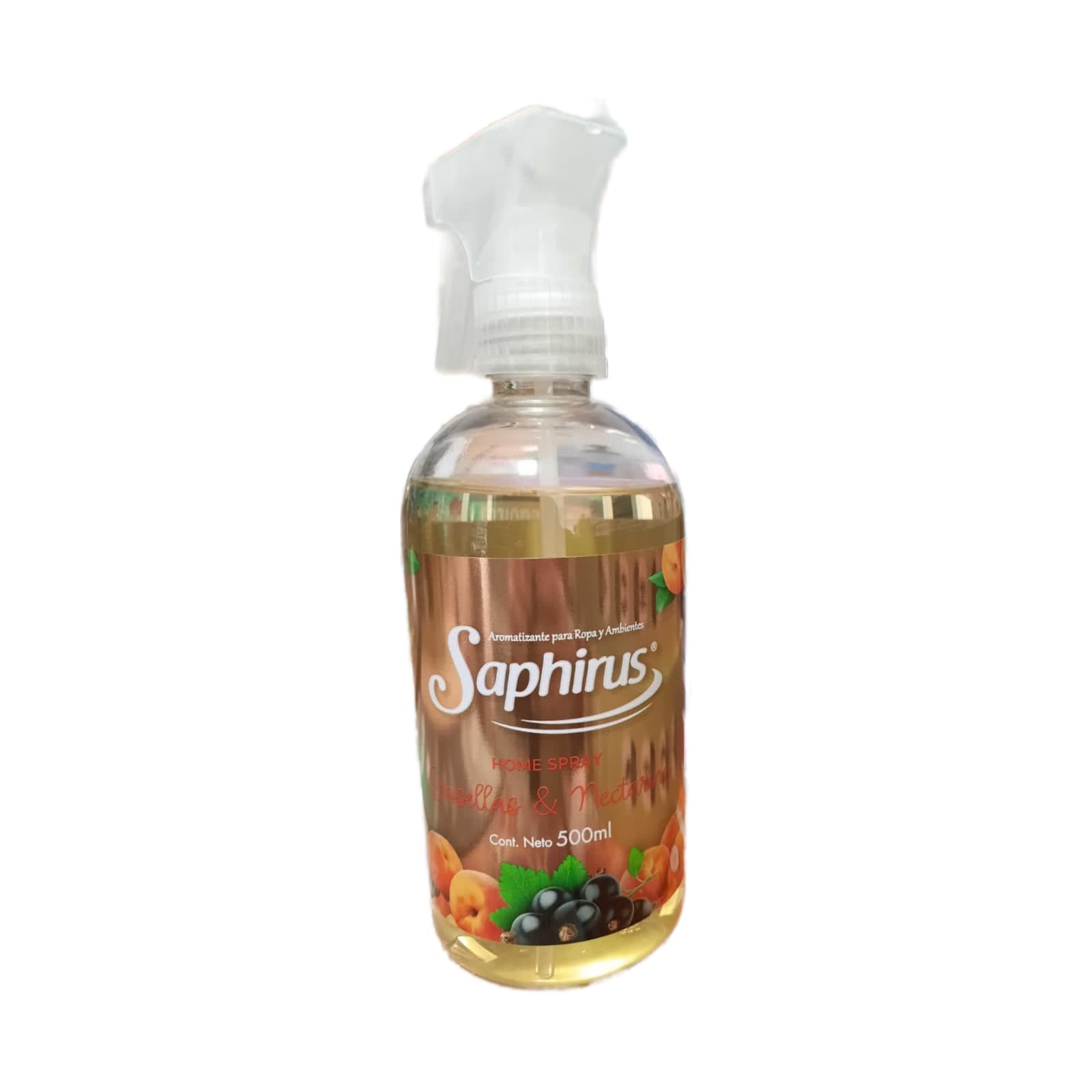 PERFUME P/ROPA SAPHIRUS 500ML GROSELLAS Y NECTARINA