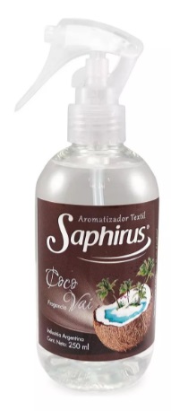PERFUME P/ROPA SAPHIRUS 250ML COCO VAI