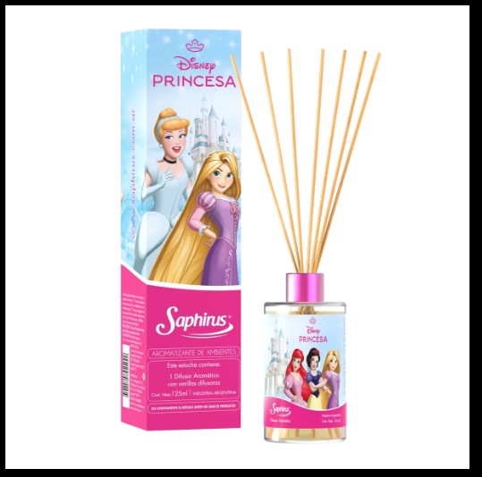 DIFUSOR 125ML SAPHIRUS DISNEY PRINCESAS
