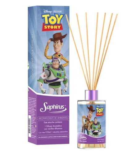 DIFUSOR 125ML SAPHIRUS DISNEY WOODY Y BUZZ