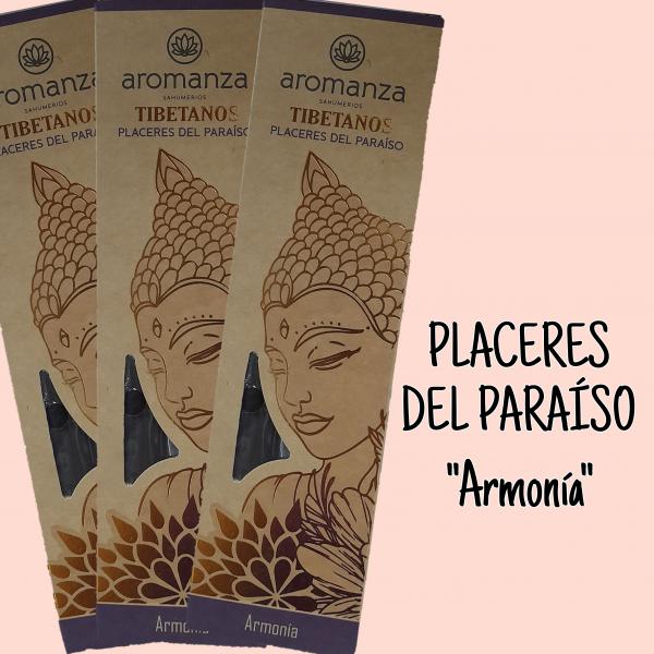 SAHUMERIO TIBETANOS X 8 UNID PLACERES DEL PARAISO