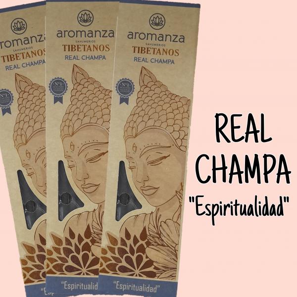 SAHUMERIO TIBETANOS X 8 UNID REAL CHAMPA