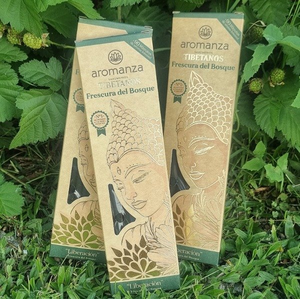 SAHUMERIO TIBETANOS X 8 UNID FRESCURA DEL BOSQUE