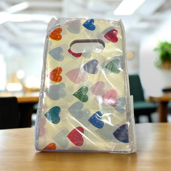 BOLSA RIÑON BIJIOU 8*15 X 50 UNID* CORAZONES