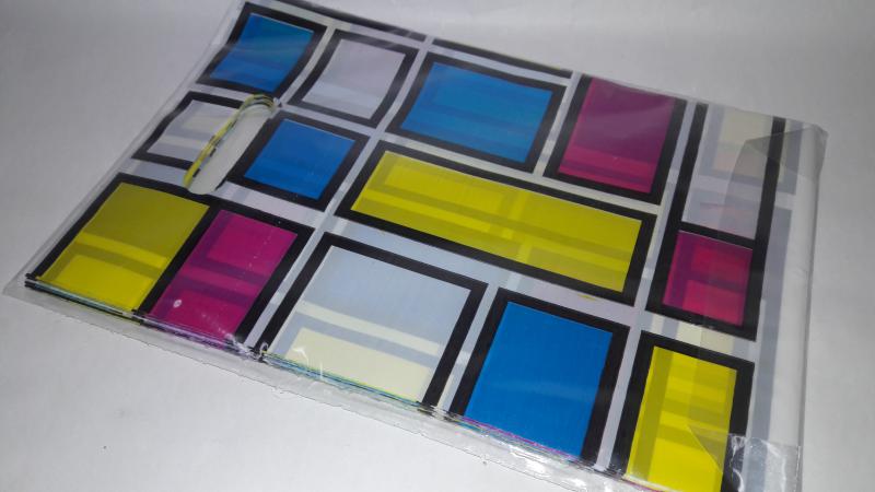 BOLSA RIÑON 20X30 X 50UNID GEOMETRICO RECT