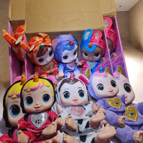 MUÑECA UNICORNIO C/SONIDO 20CM