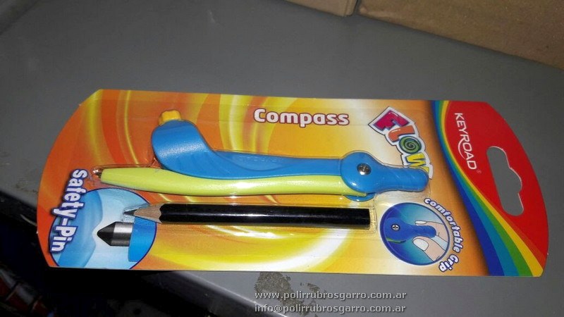 COMPAS  PLASTICO C/LAPIZ