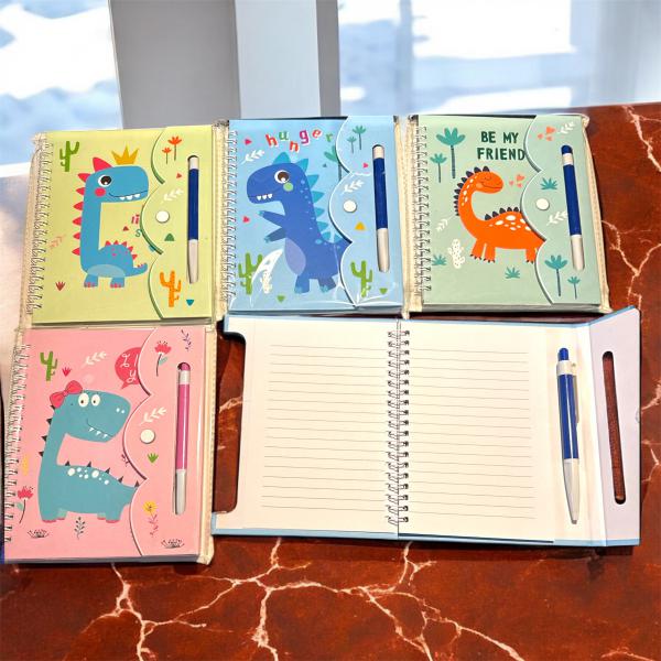 DIARIO INTIMO CON CANDADO 18 CM -DISEÑO DINO