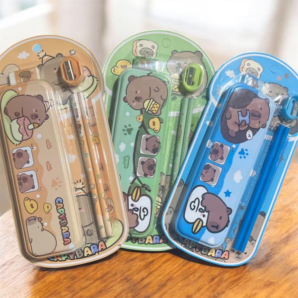 SET ESCOLAR EN BLISTER CAPYBARA