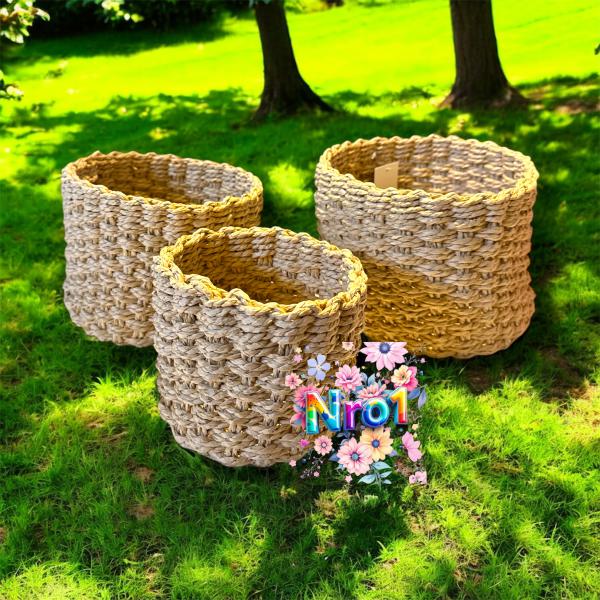 CESTO REDONDO RATAN N°1 17X11CM