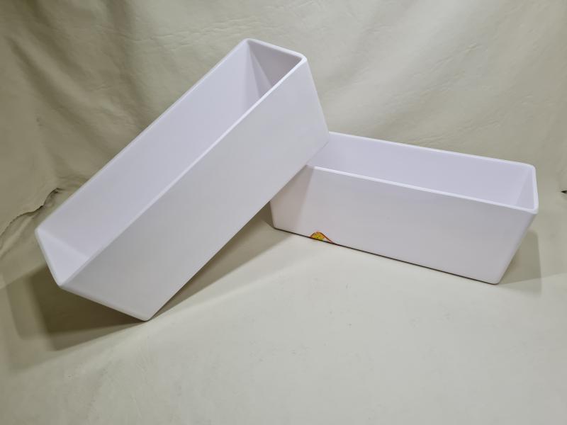 MACETA JARDINERA RECT SIMIL BARRO 50*13*16