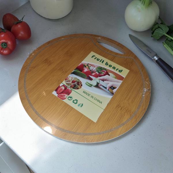 TABLA DE PICAR MADERA RED 28CM