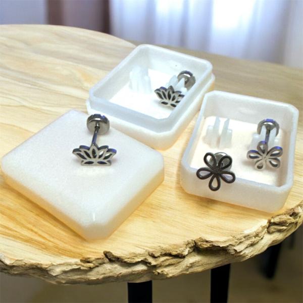 ARO ABRIDOR ACERO FLORES 15MM