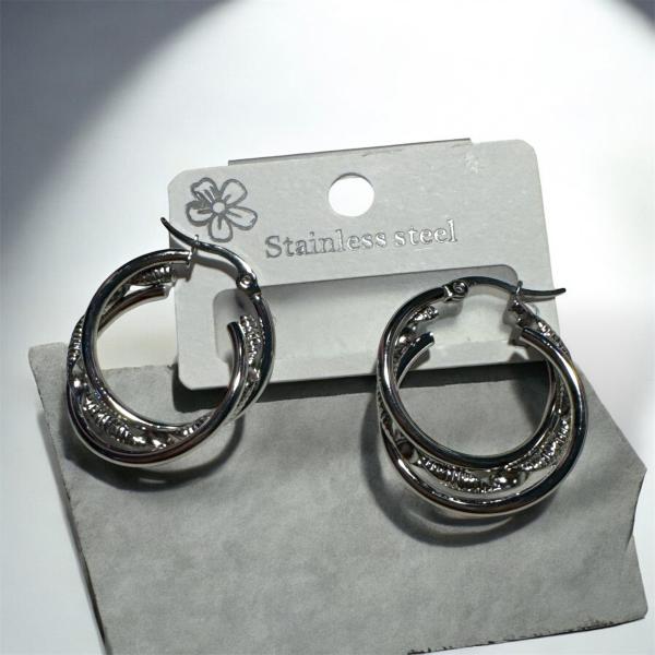 A. QUIR ARGOLLA TRIPLE ENTRELAZADA C/TEXTURA 27MM