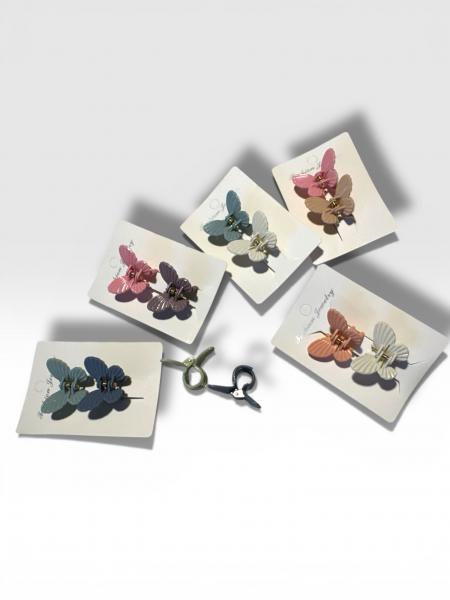 BROCHE MARIPOSA X 2 - 2.5CM C/U