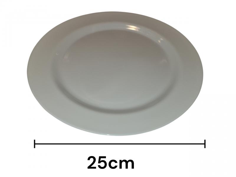 MM* PLATO PLAYO BLANCO 25CM