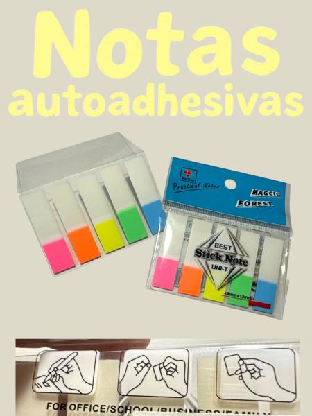 NOTAS AUTOADHESIVAS FLUO SEÑALADORES
