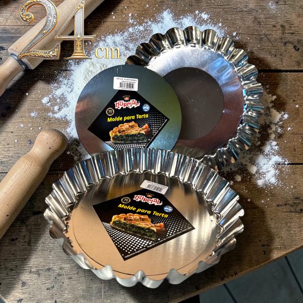 TARTERA Nº 24 RIZADA DESFONDABLE NUPCIAL