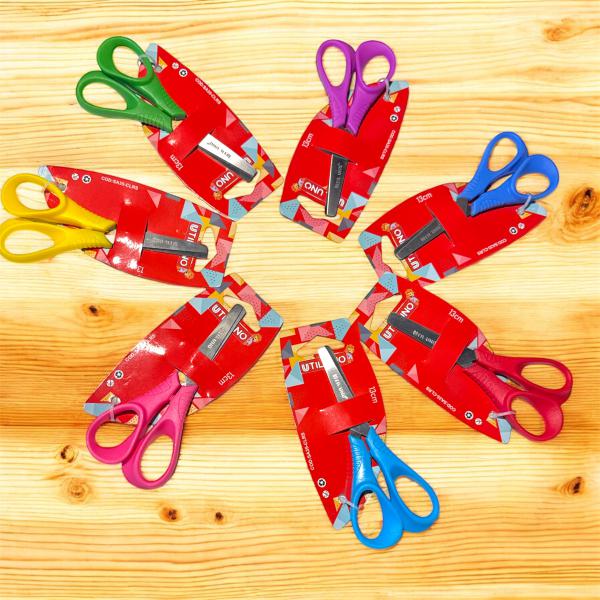 TIJERA ESCOLAR 13CM PTA RED UTIL UNO C/BLISTER